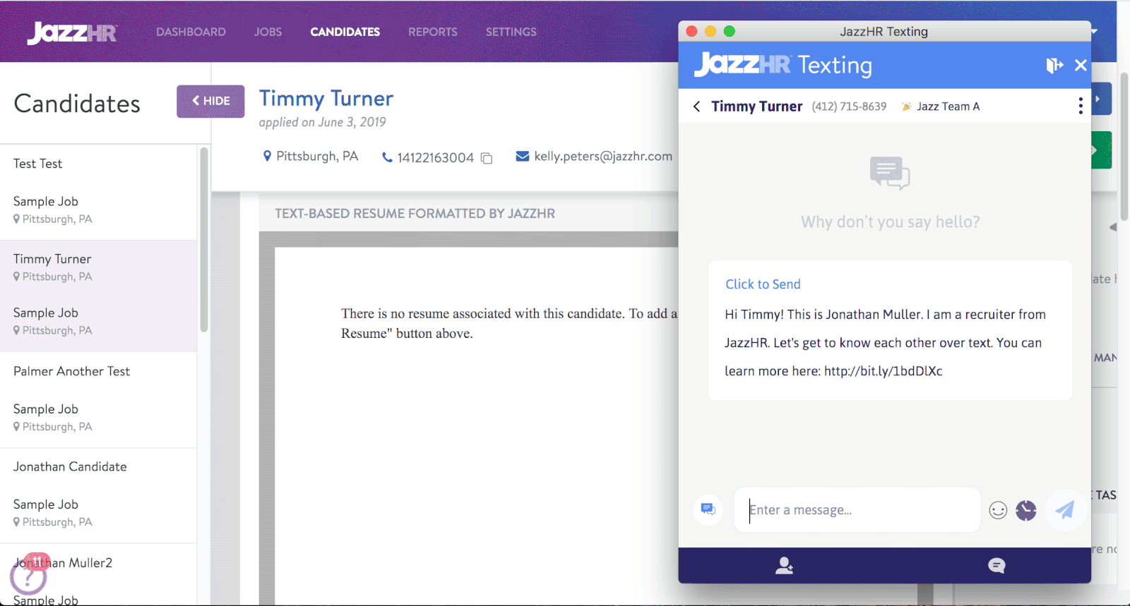 Introducing JazzHR Texting: Better Connect with Candidates - ATS Integration: 4 Reasons Your ATS & Hired Are Better Together