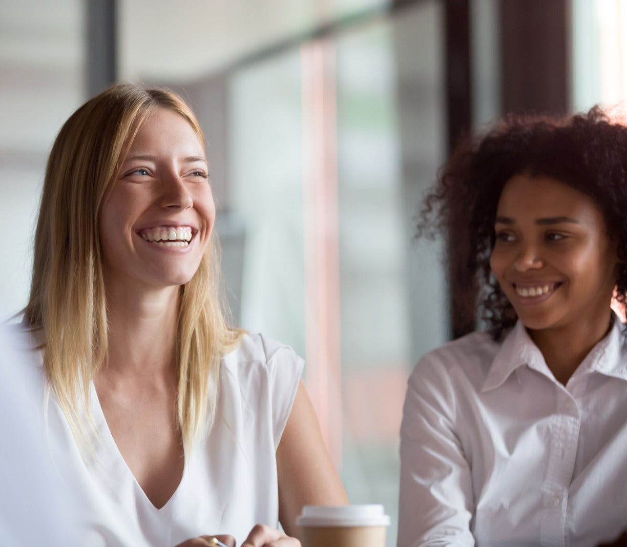 women working together