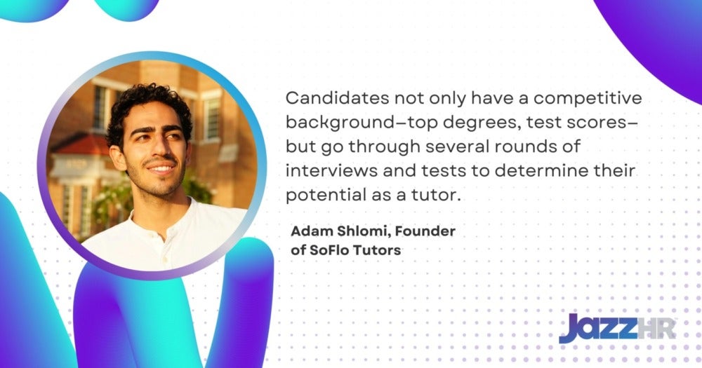 Adam Shlomi JazzHR Pull Quote