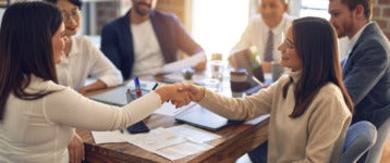 People Meeting Around a Table