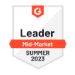 G2 Summer Mid Market Leader 2023 Icon