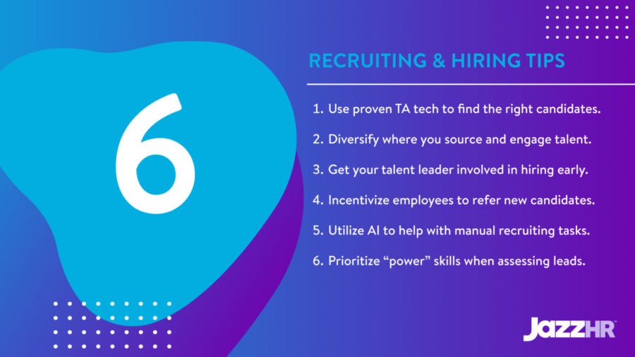 Hiring Tips For Smbs Advice From Modern Recruiting Experts Jazzhr