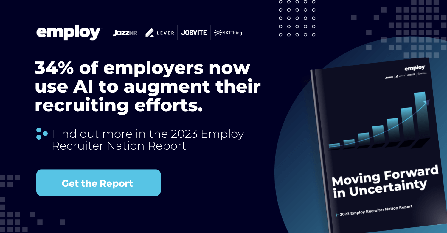 Employ 2023 Recruiter Nation Report AI in Recruiting