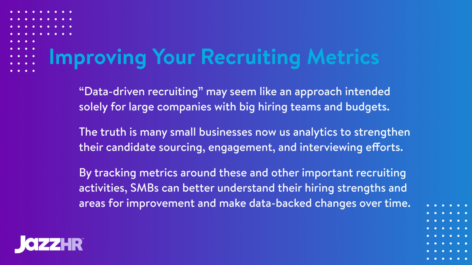 recruitment metrics