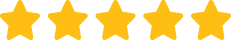 Five (5) yellow stars signifying high-praise for JazzHR's software capabilities