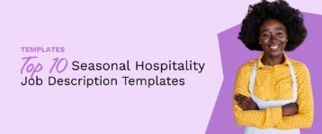 Seasonal Hospitality Job Description Templates