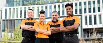 Group of Pop-a-Lock employees standing