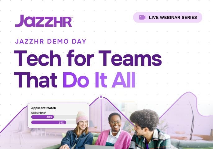 JazzHR Demo Days event preview showing the hiring platform in action